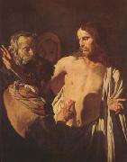Gerrit van Honthorst The Incredulithy of St Thomas (mk08) oil painting artist